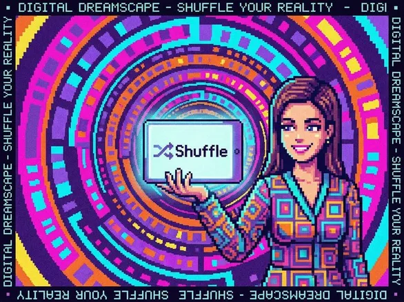 Inicia sesión en Shuffle con estilo retro Inicia sesión en Shuffle con estilo retro